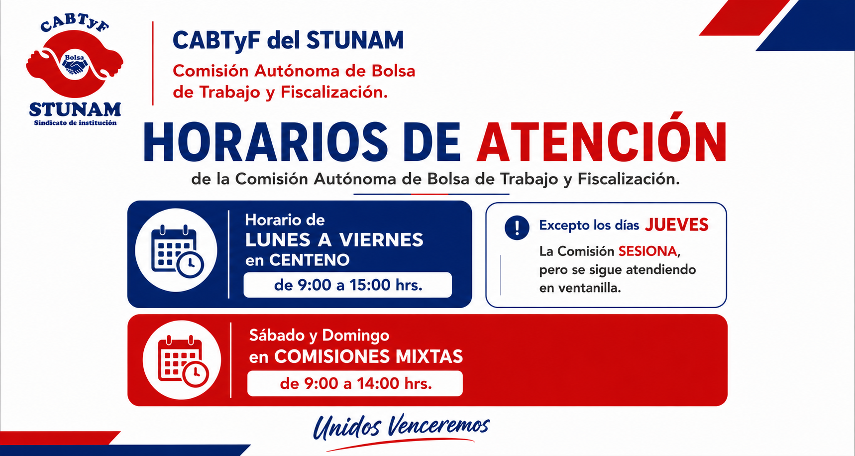 Horario de Atención